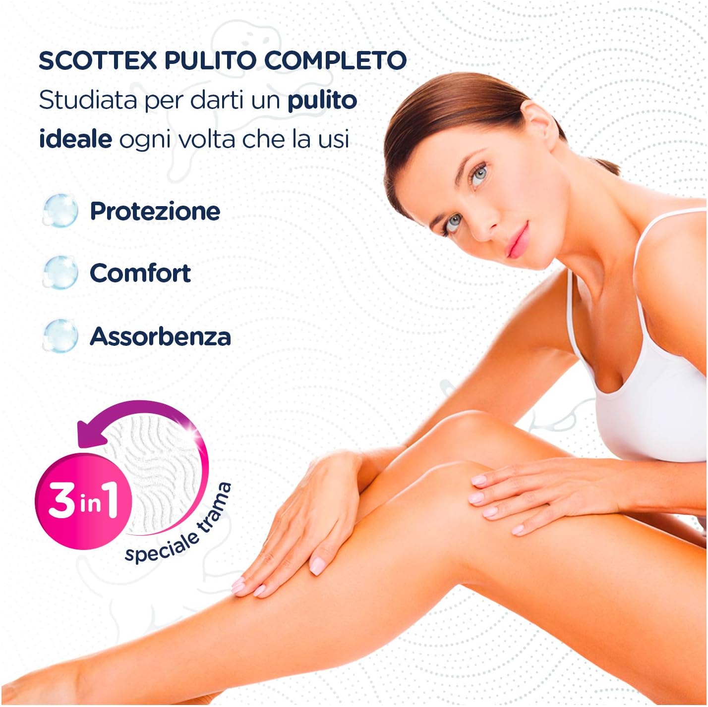 Scottex Pulito Completo Carta Igienica, Confezione da 4 Rotoli Maxi