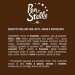 12X Pan di Stelle Biscotti Frollini con Cacao, Cioccolato e Latte Fresco Italiano, Colazione Ricca di Gusto, 700 g