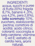 Santàl Plus, Succo di Fragola e Banana, con Una Goccia di Latte, 1L