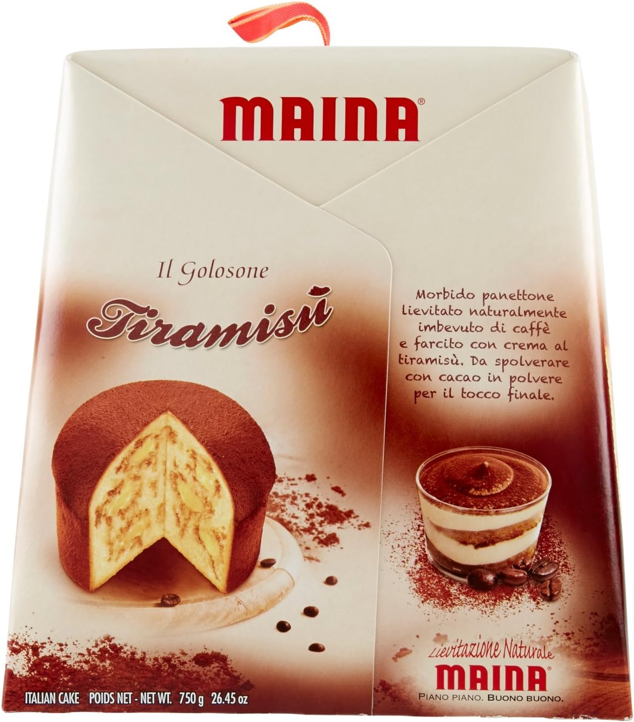 Maina Golosone Panettone Tiramisù - 750 gr