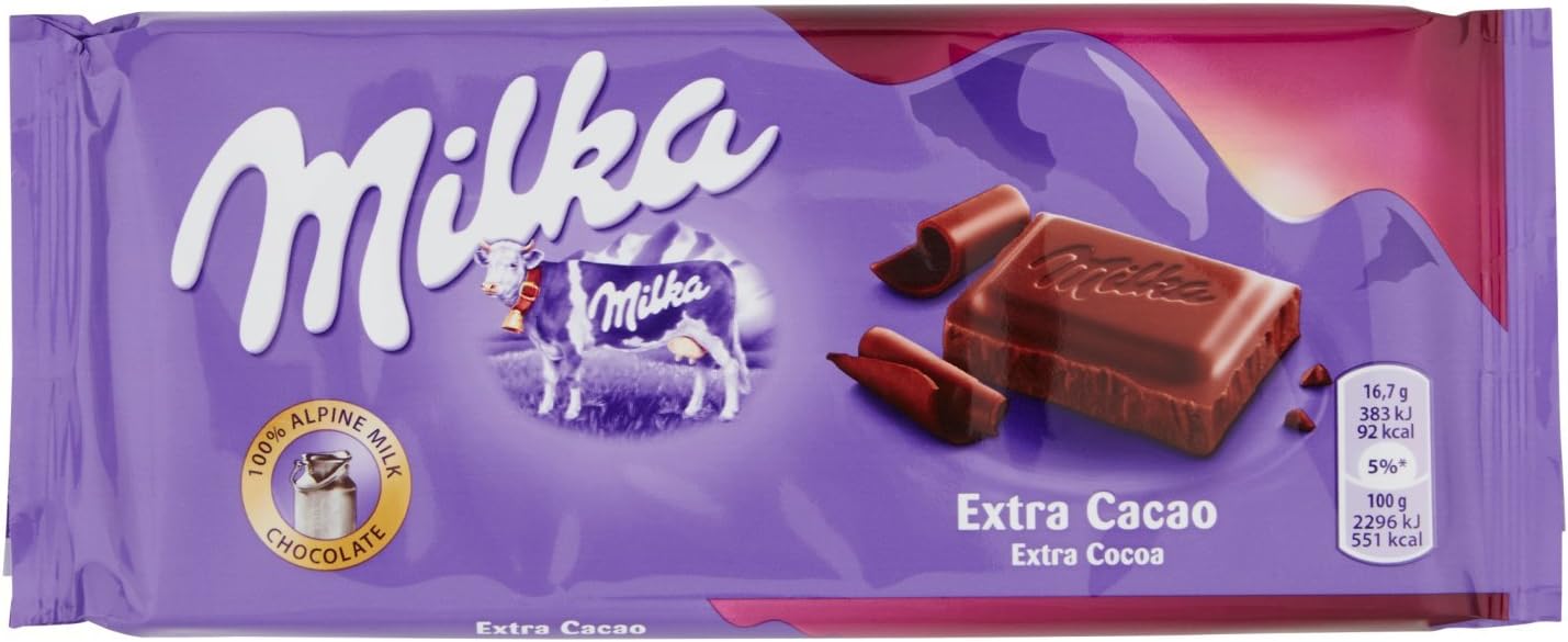 Milka Tavoletta Extra Cacao Gr.100 - [confezione da 21]