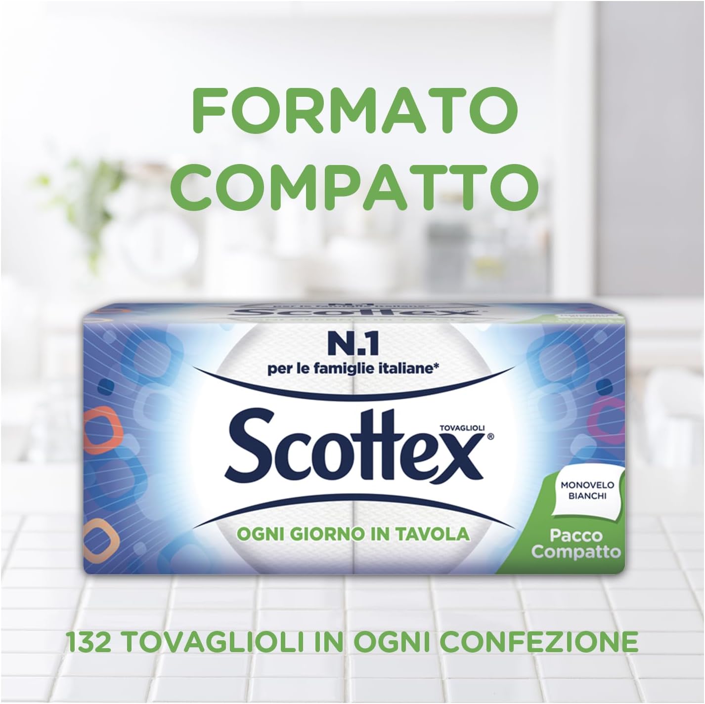 Scottex Tovaglioli Doppiovelo, 33 Pezzi