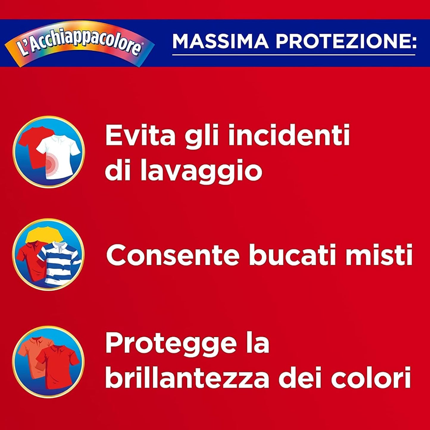 Grey L'Acchiappacolore Protezione Intensa Cattura Colore per Bucato Misto in Lavatrice Brillantezza e Anti-ingrigimento Capi - 3 Confezioni da 16 Fogli