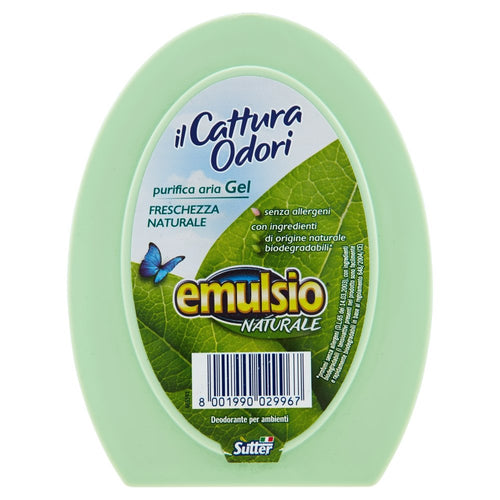 Emulsio Naturale 0299613 Ilcattura Odori Gel Freschezza Naturale, 150g