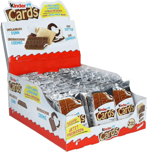 Kinder Cards - Cialde per biscotti, 30 x 25,6 g