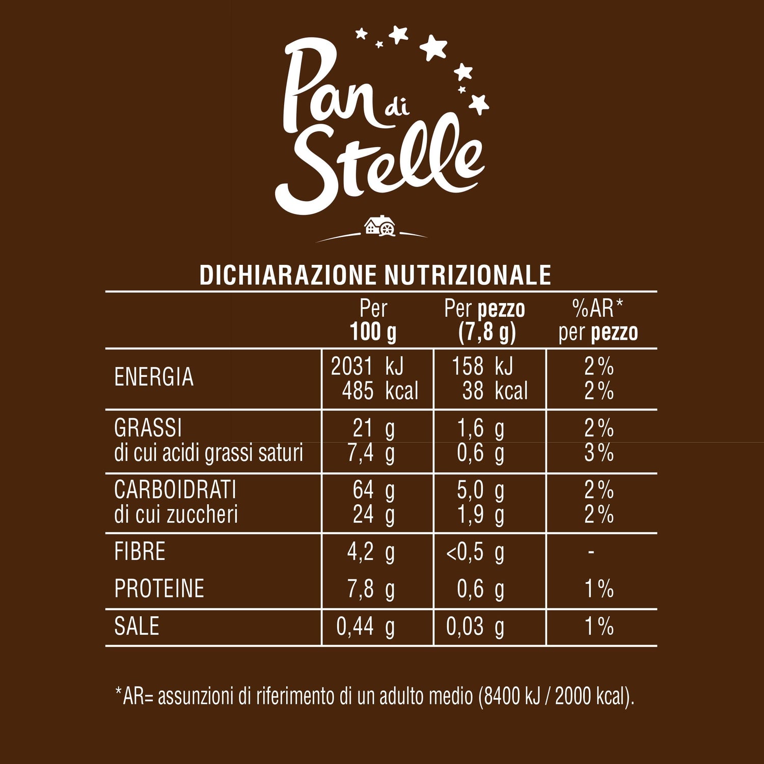 Pan di Stelle Biscotti Frollini con Cacao, Colazione Ricca di Gusto, 700 g
