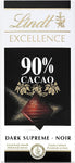 Lindt Excellence 90 Percent Cocoa 100 g (Pack of 4)