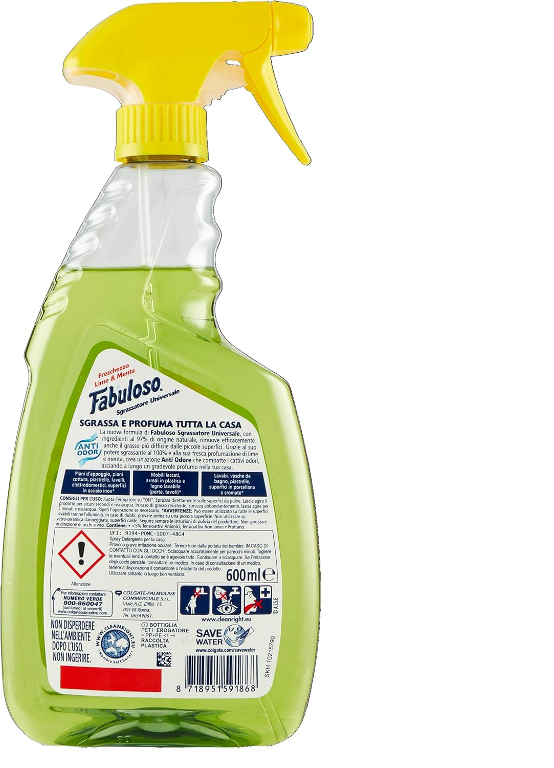 Fabuloso Fabuloso Spray Lime, 600ml