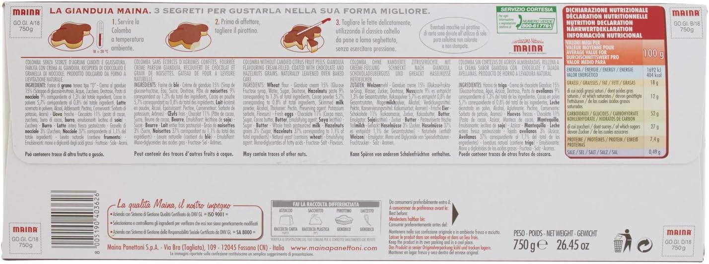 Maina Golosona Gianduia Gr.750