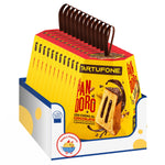 Tartufone Il Pandoro con Crema al Cioccolato 750 g, Dolce Natalizio Farcito e Ricoperto – Variazioni 4/8/12 Pezzi (12 PEZZI)