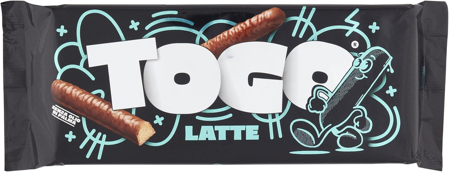 Pavesi Snack Togo Classic al Latte, Biscotto Ricoperto con Cioccolato al Latte - 120 gr