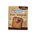 Mulino Bianco Fette Biscottate Integrali, Spesse, Croccanti e Friabili, Senza Olio di Palma, Colazione Ricca di Fibre e Gusto, 315 g (Confezione da 6)