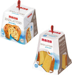 SET PANDORO + PANETTONE MAINA CLASSICO SENZA LATTOSIO 750 GR NATALE LACTOSE FREE