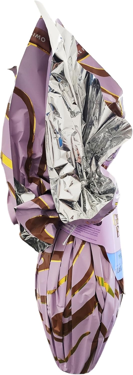 Bauli Grandi Firme LUI Uovo al CIOCCOLATO A LATTE Finissimo e Raffinata Sorpresa 365g con Portachiavi Raspada® (Edizione Pasqua 2024)