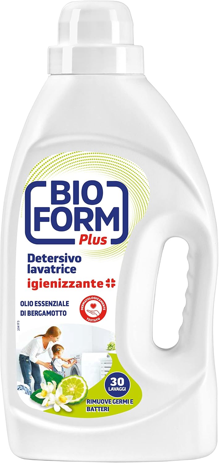 Bioform Plus detersivo lavatrice igienizz. "Olio essenziale al Bergamotto" 1625ml