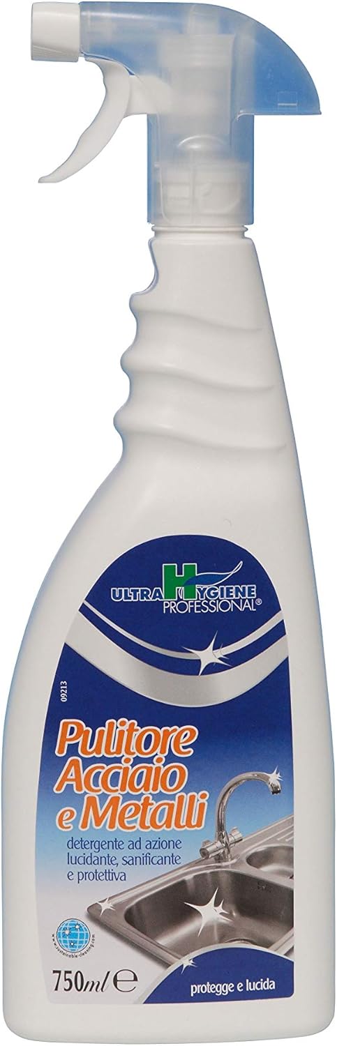 Detergente Icefor UHP Pulitore Acciaio e Metalli detergente ad azione protettiva e sanificante