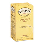 TWININGS Tea Bags, Earl Grey, 1.76 oz, 25/Box