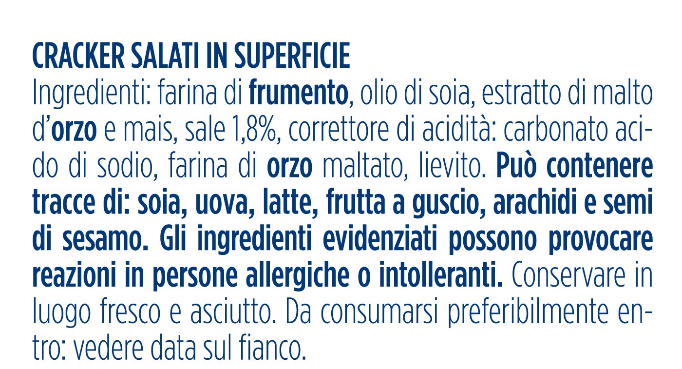 Gran Pavesi - Cracker Salati - 12 pezzi da 560 g [6.72kg]