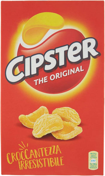 Cipster the Original, Chips di Patate Croccanti, Gusto Leggero e Forma Iconica, 85g