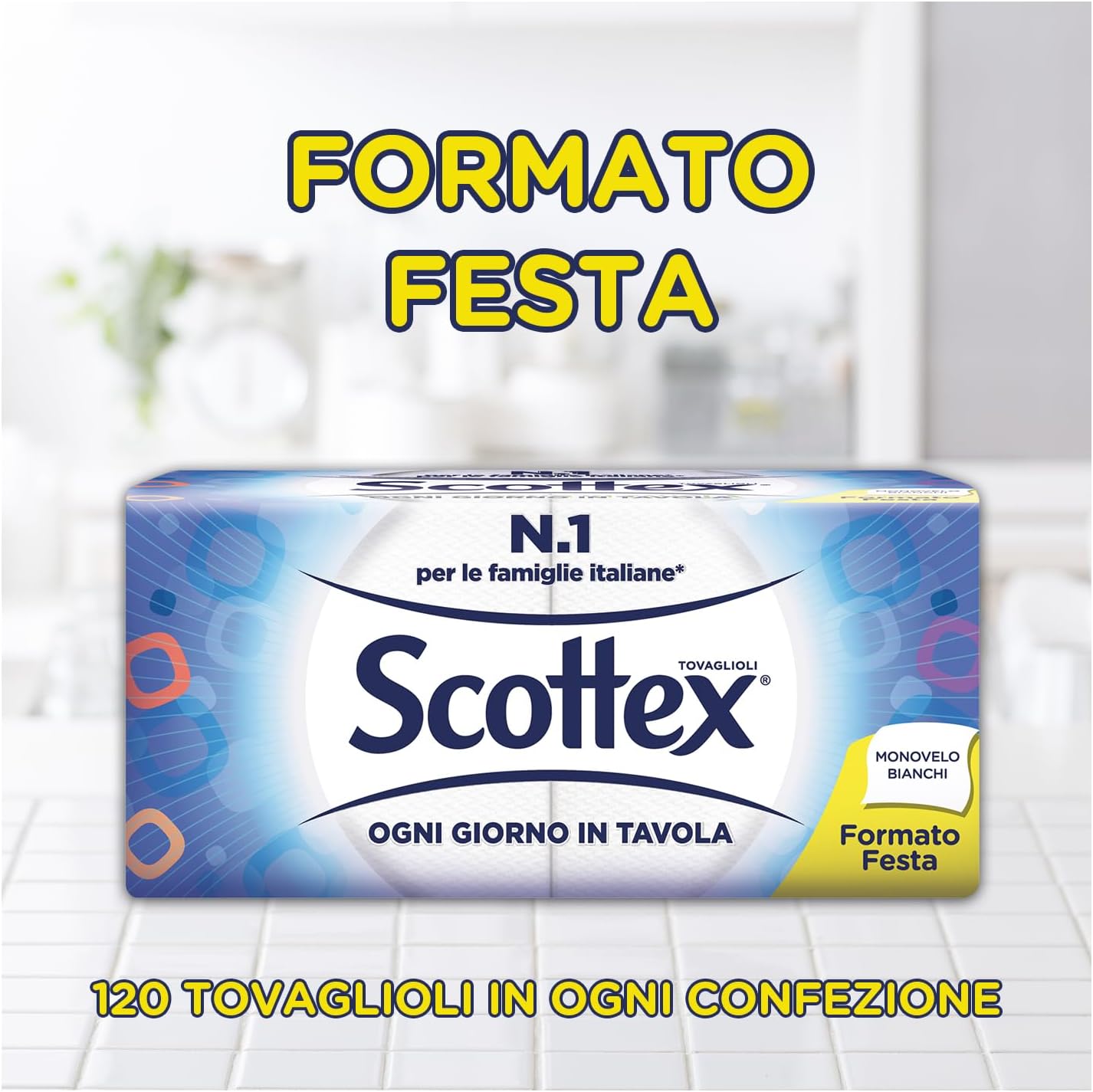 Scottex Tovaglioli Doppiovelo, 33 Pezzi