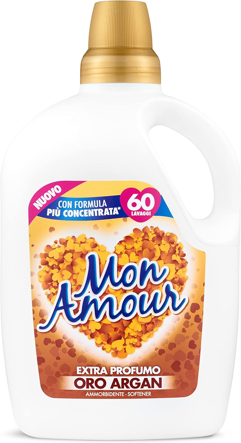 Mon Amour – Ammorbidente Oro Argan – 60 Lavaggi, 3000ml