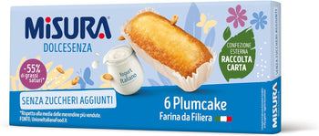 Misura Plumcake allo Yogurt Dolcesenza | Senza Zuccheri Aggiunti | Confezione da 190 grammi