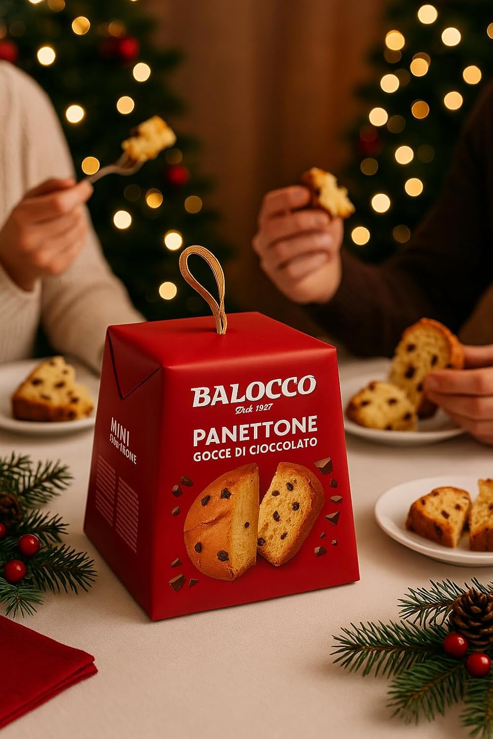 Mini Panettone Gr90 Con Gocce Di Cioccolato Soffice E Profumato – Confezione Da 9, 18 O 32 Pezzi – Dolce Tradizionale Natalizio Italiano (Confezione da 32 Pezzi)
