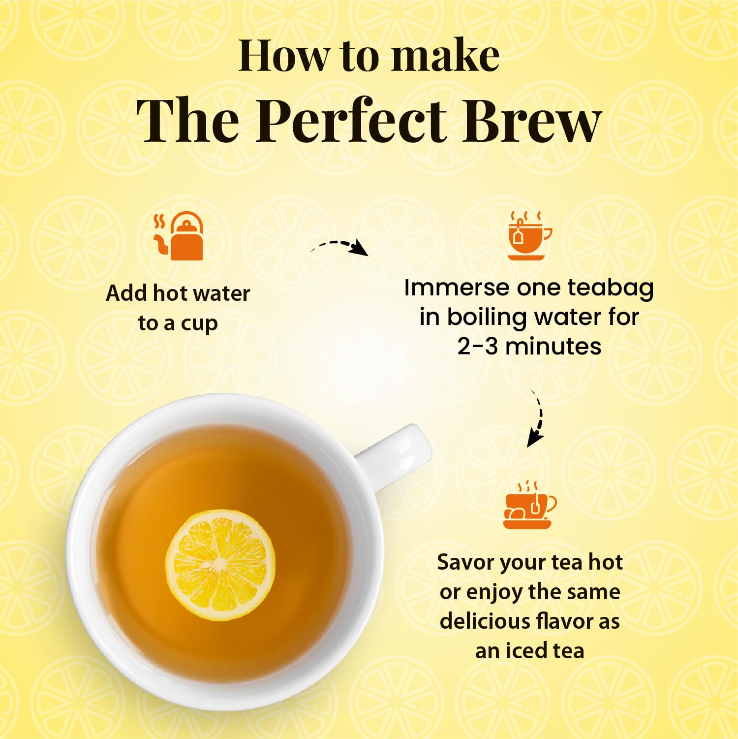 Twinings - Lemon, Tè nero con aroma limone - 50 g
