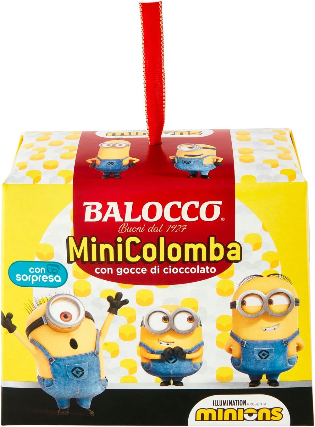 Balocco Mini Colomba Minions Gocce Cioccolato, 100g