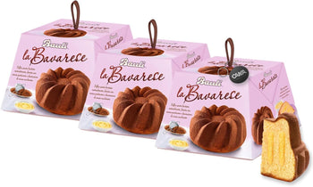 3X Bauli Torta La Bavarese Farcita con Crema Pasticciera, 700 g - Novità 2022 [3 Pezzi]