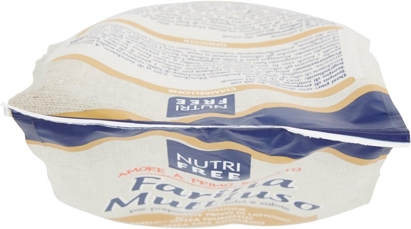 Nutri Free Farina Multiuso a Crudo- 3 Confezioni da 1000 g, Senza glutine, gusto originale