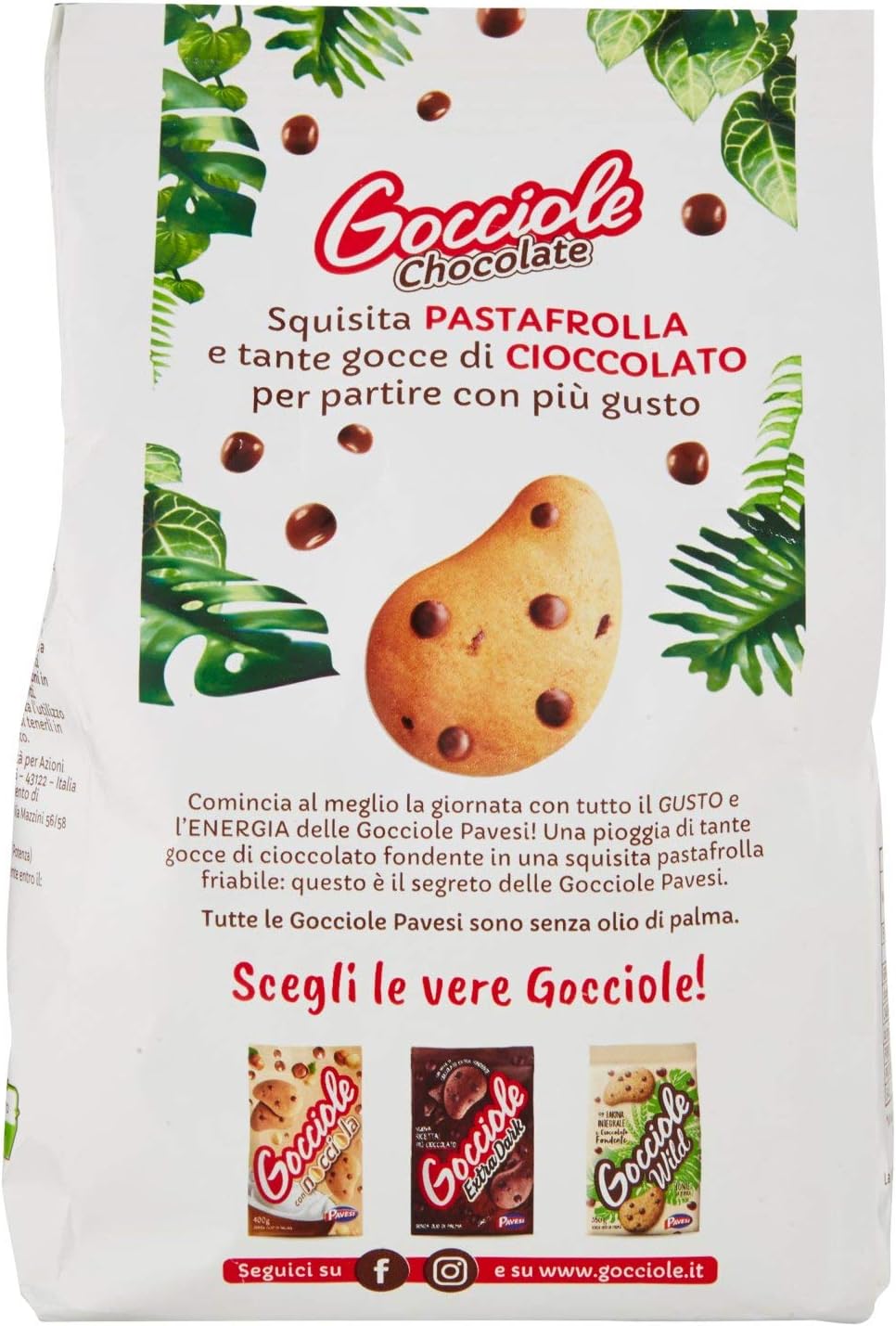 Pavesi Gocciole Chocolate - 4 pezzi da 500 g [2 kg]