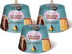3X Bauli, Creazioni di Pandoro con Crema di Pere Williams e Copertura al Cioccolato 820 g - Novita' 2022 [3 Pezzi]