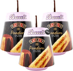 3X Bauli Pandoro Baileys Soffice Specialità con Crema al Liquore Baiyles e Cacao Zuccherato 750g [3 Pandori]