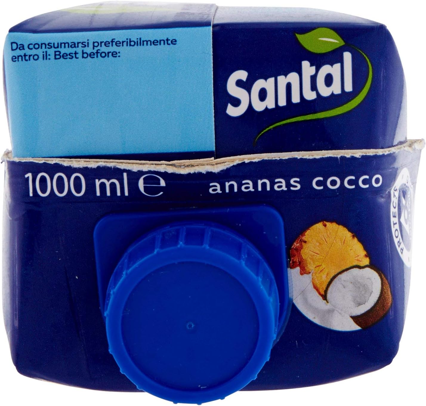 Santàl Plus, Succo di Ananas e Cocco, con Una Goccia di Latte, 1L