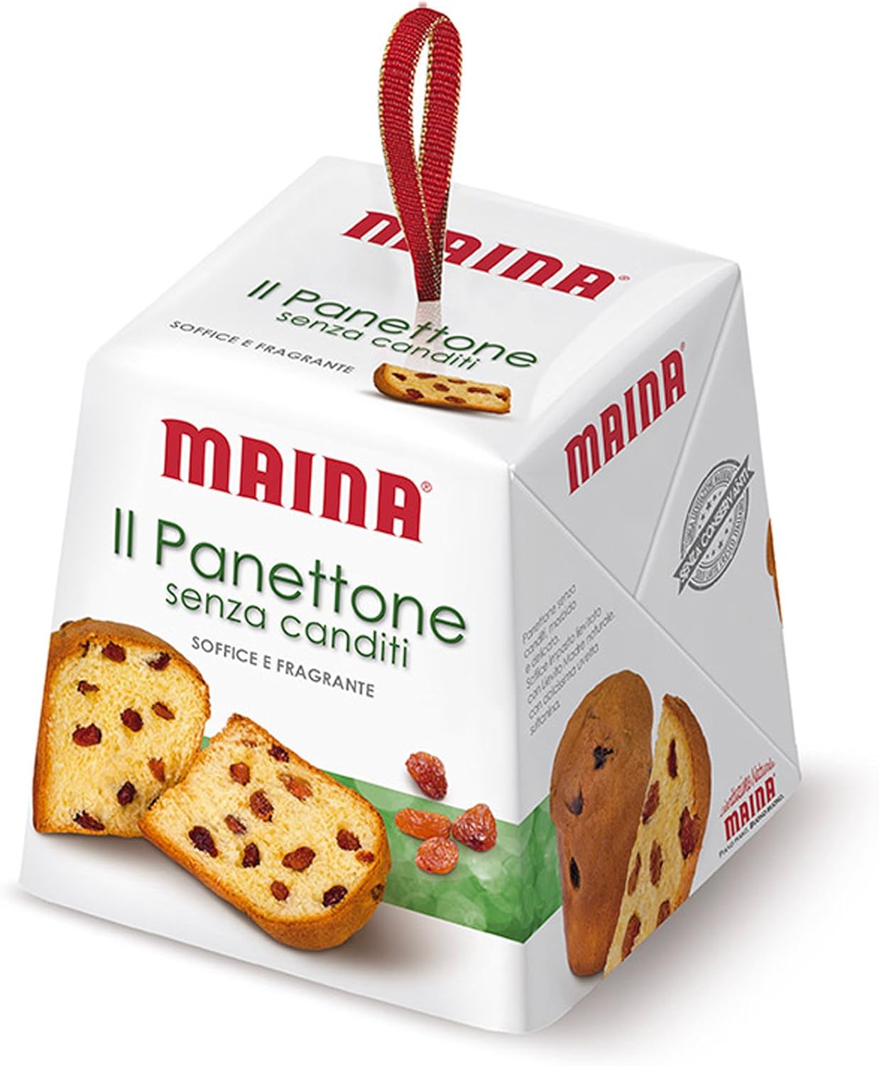 12 x MINI PANETTONE MAINA 100 GR PANETTONE SENZA CANDITI PICCOLO REGALO SOFFICE