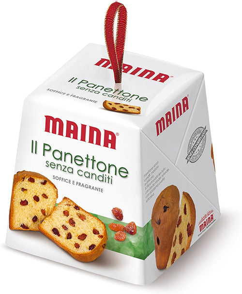 36 x MINI PANETTONE MAINA 100 GR PANETTONE SENZA CANDITI PICCOLO REGALO SOFFICE