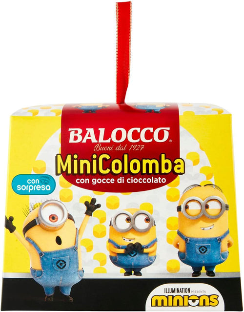 Balocco Mini Colomba Minions Gocce Cioccolato, 100g