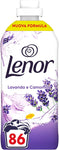 Lenor Ammorbidente Lavatrice Concentrato, 86 Lavaggi, Lavanda E Camomilla, Freschezza Di Lunga Durata E Morbidezza Di Origine Vegetale, Lenzuola Profumate Fino A 1 Settimana