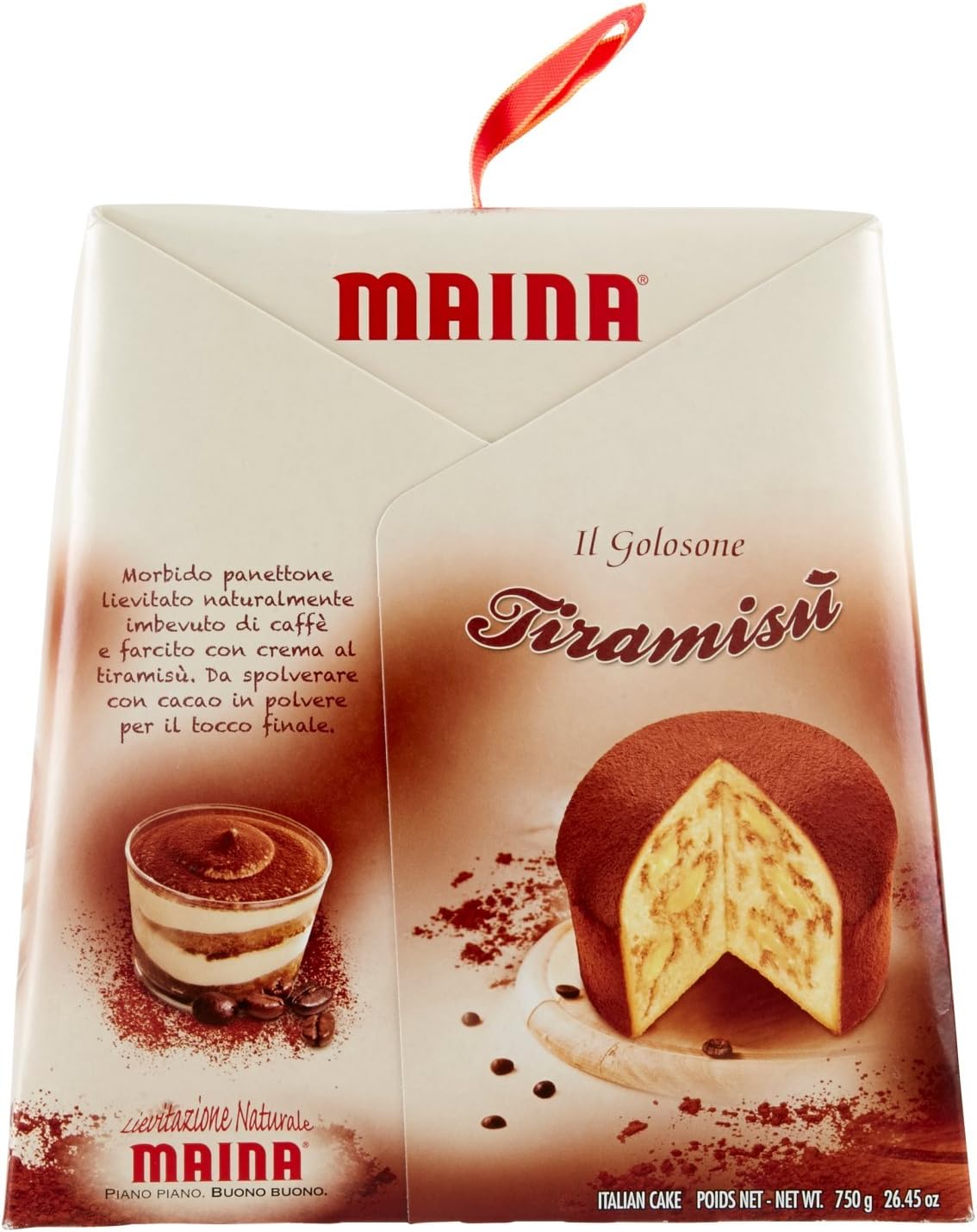 Maina Golosone Panettone Tiramisù - 750 gr