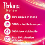 Perlana Renew Caps Colorati, detersivo lavatrice capsule, nuova formula 3in1, ideale per tutti i capi colorati, confezione singola da 18 lavaggi