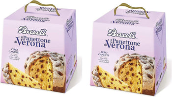2 PANETTONI DI VERONA CON UVETTA E E GLASSA ALLA MANDORLE -OFFERTA 2019 2 PANETTONI DA 1 KG L'UNO