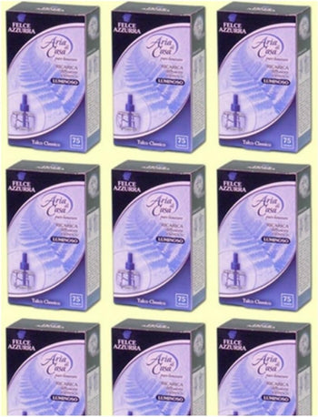 9 X Felce Azzurra Aria di Casa Talco Classico RICARICA PER DIFFUSORE ELETTRICO