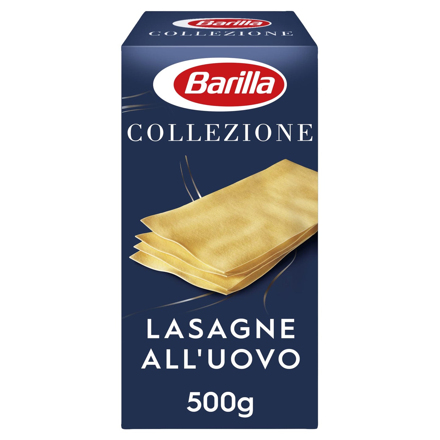 Barilla Pasta all' Uovo le Emiliane Lasagne Classiche, 500g (Confezione da 6)