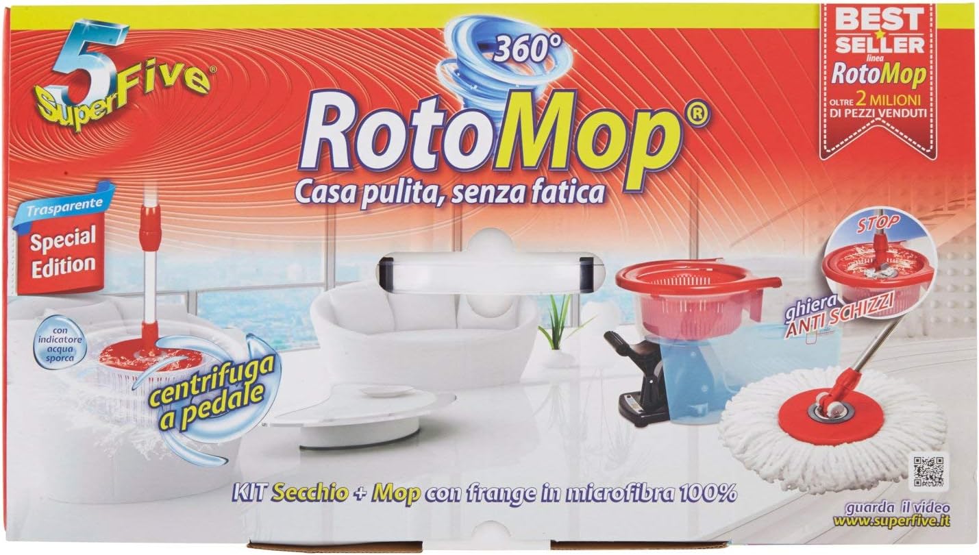 SuperFive Rotomop Centrifuga a Pedale