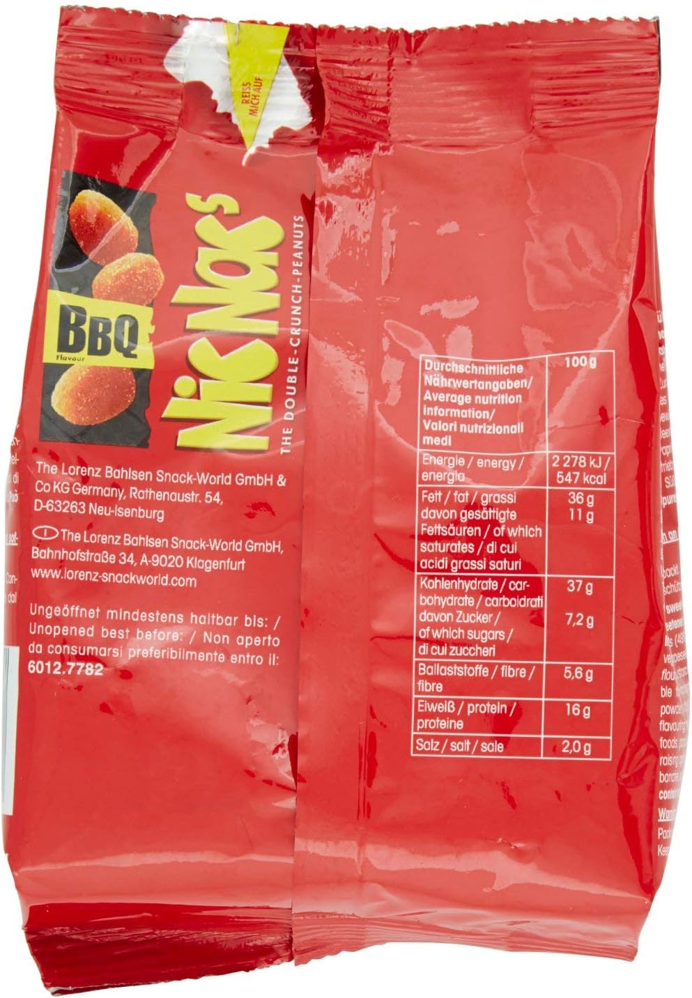 Lorenz Snack Nic Nac Barbecue, 110g