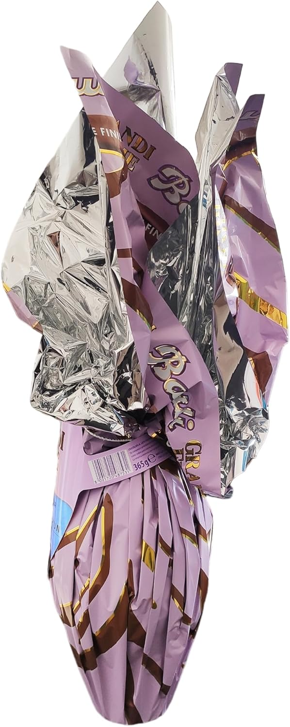 Bauli Grandi Firme LUI Uovo al CIOCCOLATO A LATTE Finissimo e Raffinata Sorpresa 365g con Portachiavi Raspada® (Edizione Pasqua 2024)