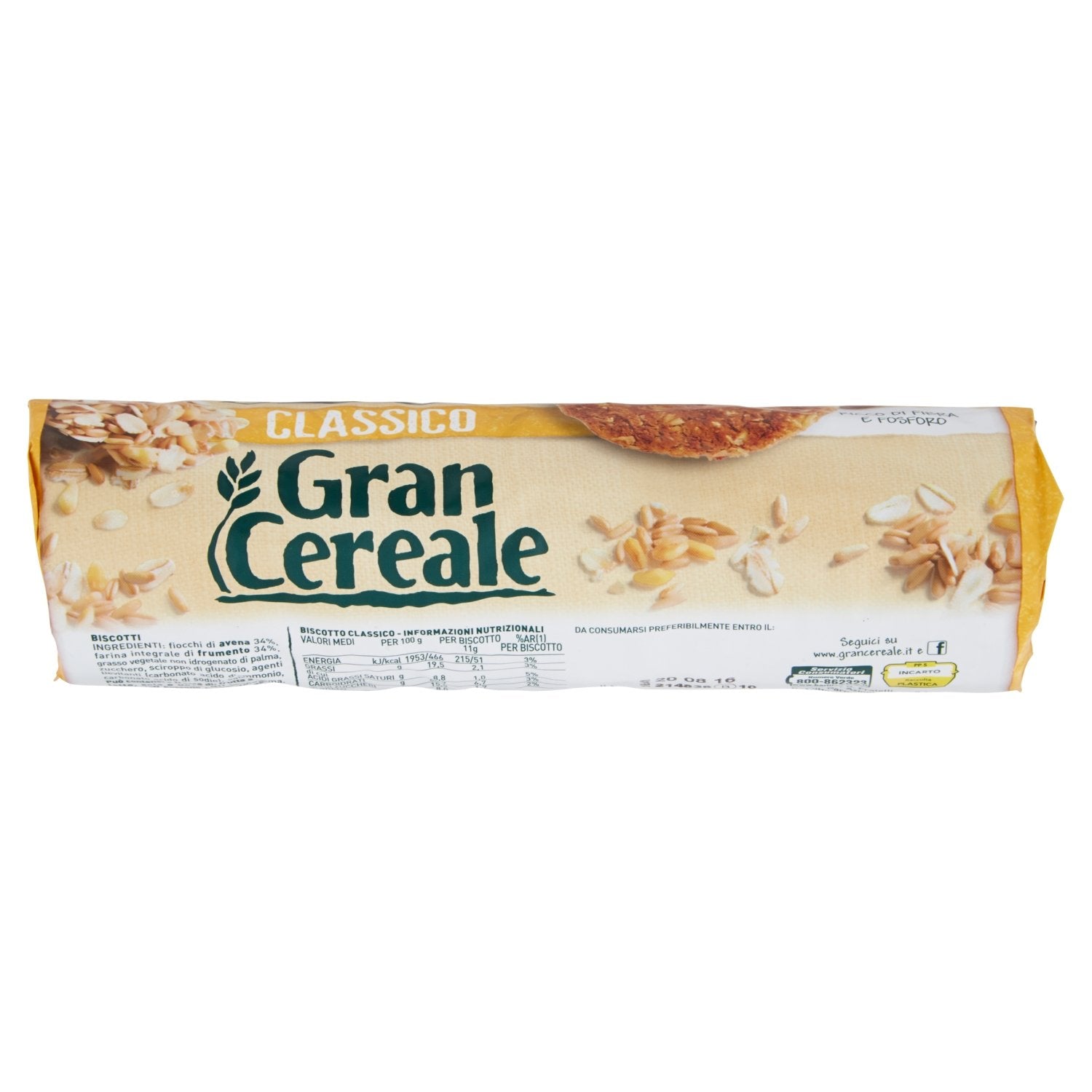 Gran Cereale Biscotti Classico. 250g