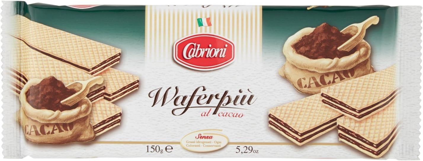 Cabrioni Wafer Cacao, 150g