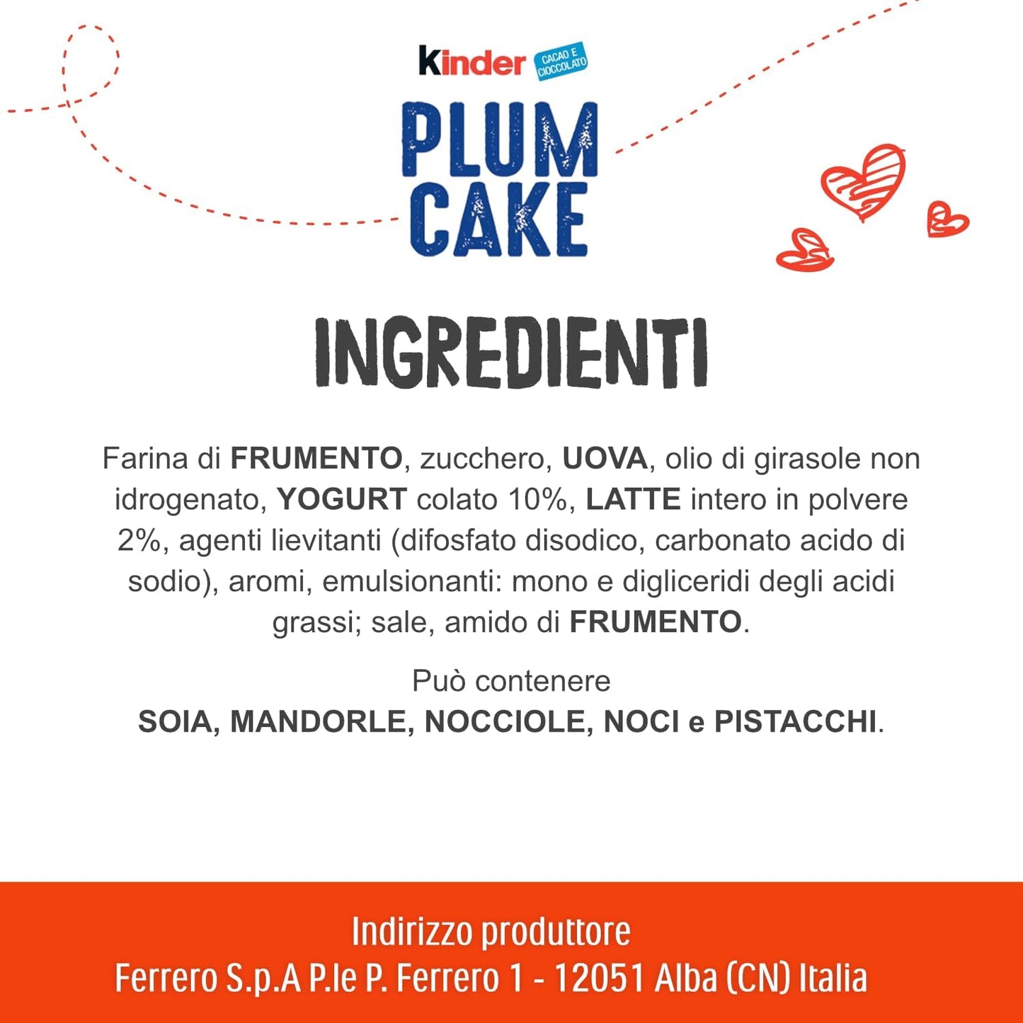 Kinder Plumcake - 6 Merendine, Preparate con Cremoso Yogurt alla Greca, Ottime a Colazione e Merenda, Confezione da 192 Grammi